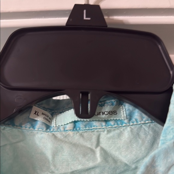 Maurices Blue Casual Button Down Shirt Lightweight Fabric - Picture 3 of 4